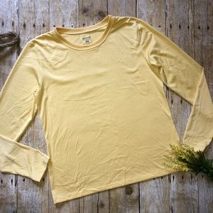 Patagonia | Yellow Stripe Capilene Long Sleeve Tee